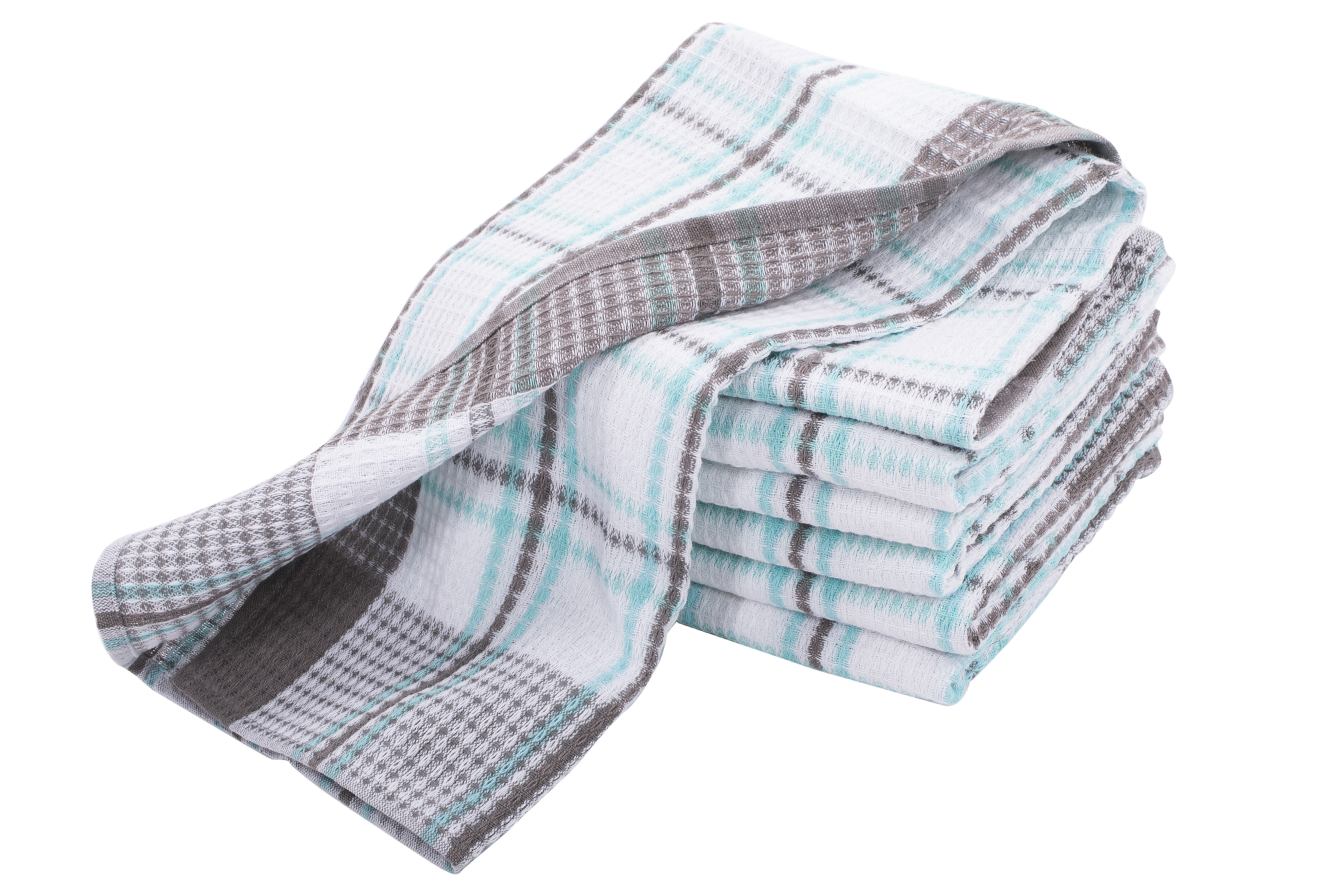 Torchon  HONEY WAFFLE - SET/4 - 50x70 cm, turquoise