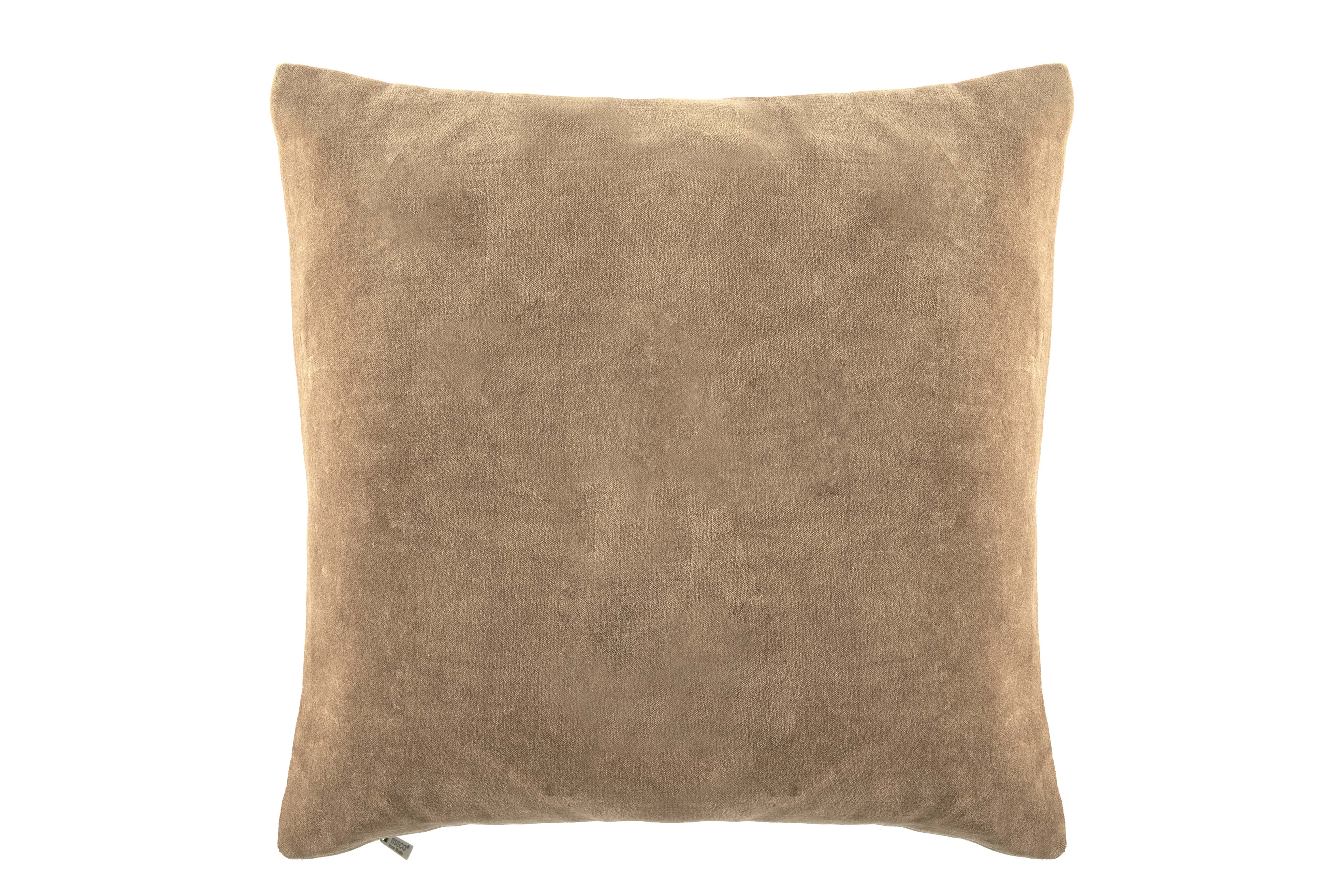 Coussin (rempli) COTTON VELVET 45x45cm, sand