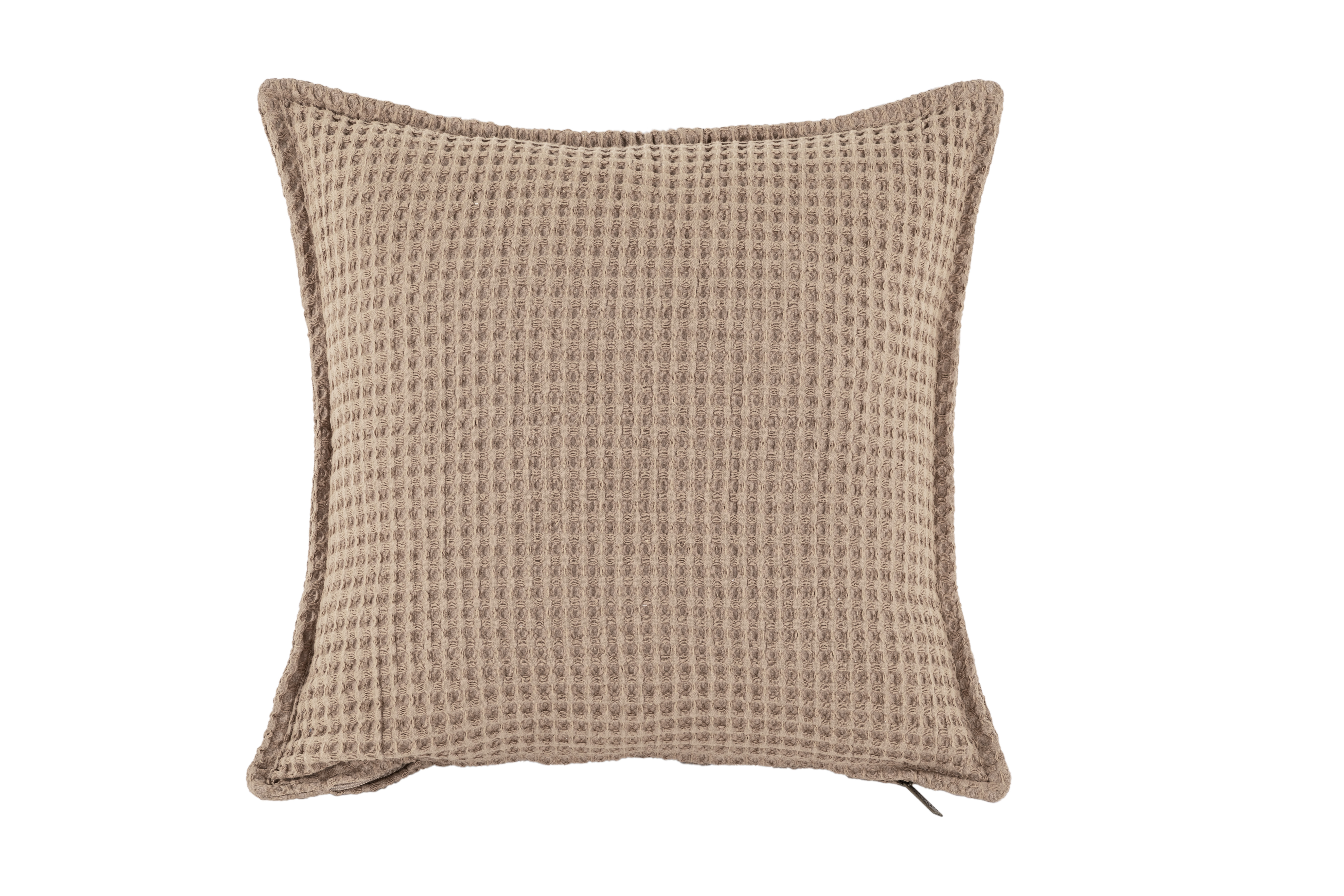 Kussen (gevuld) HONEYCOMB 45X45cm, taupe