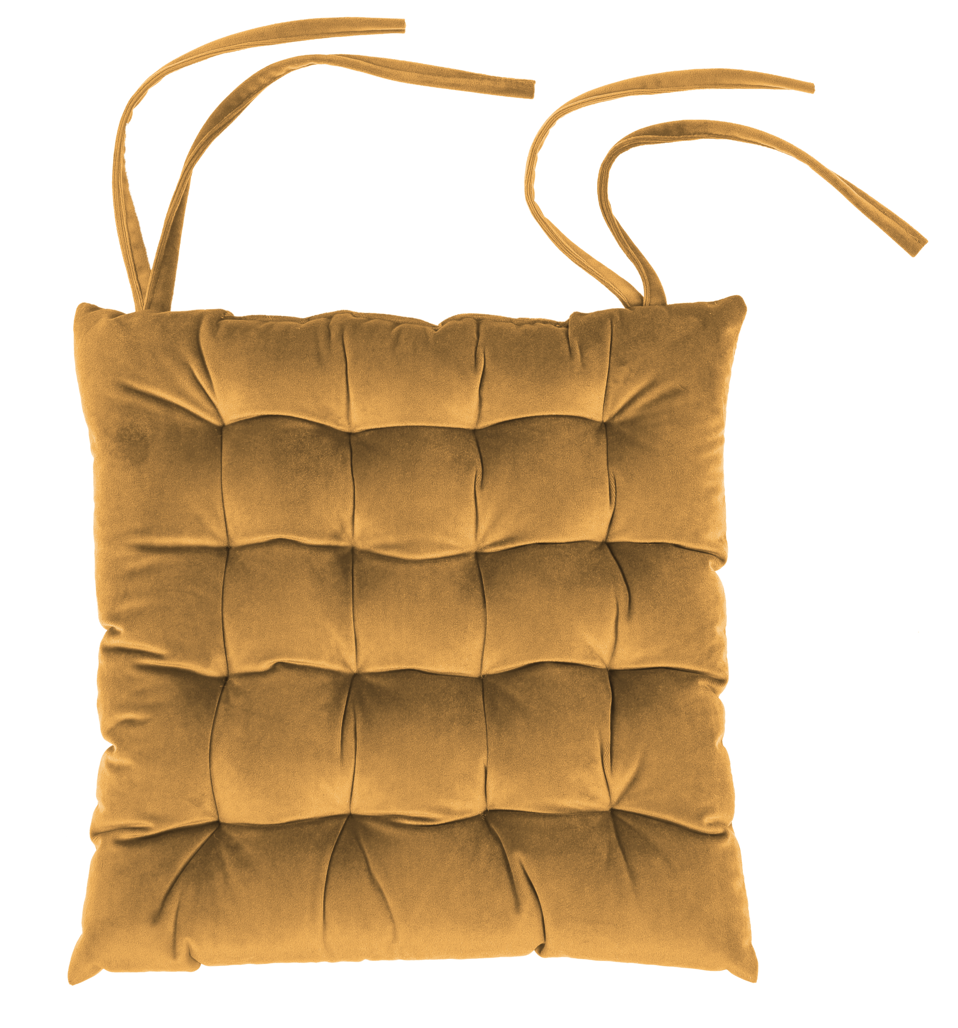 Chairpad Microvelvet 37x37cm - 16 thuck, camel