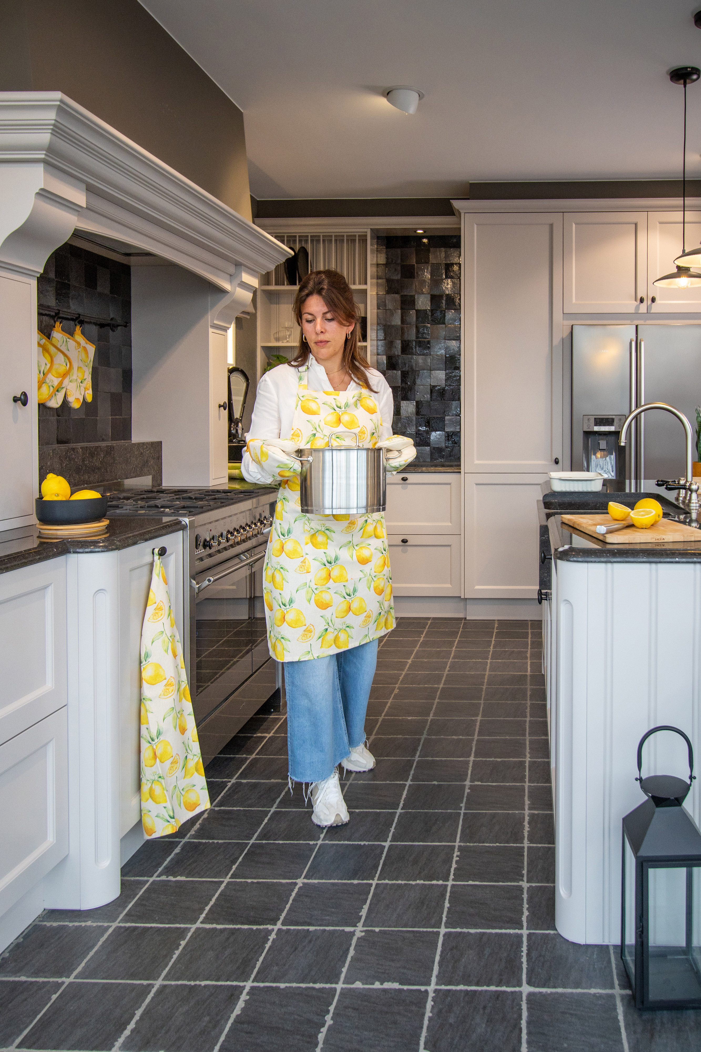 Tablier VIVA  74x85 cm, citrons