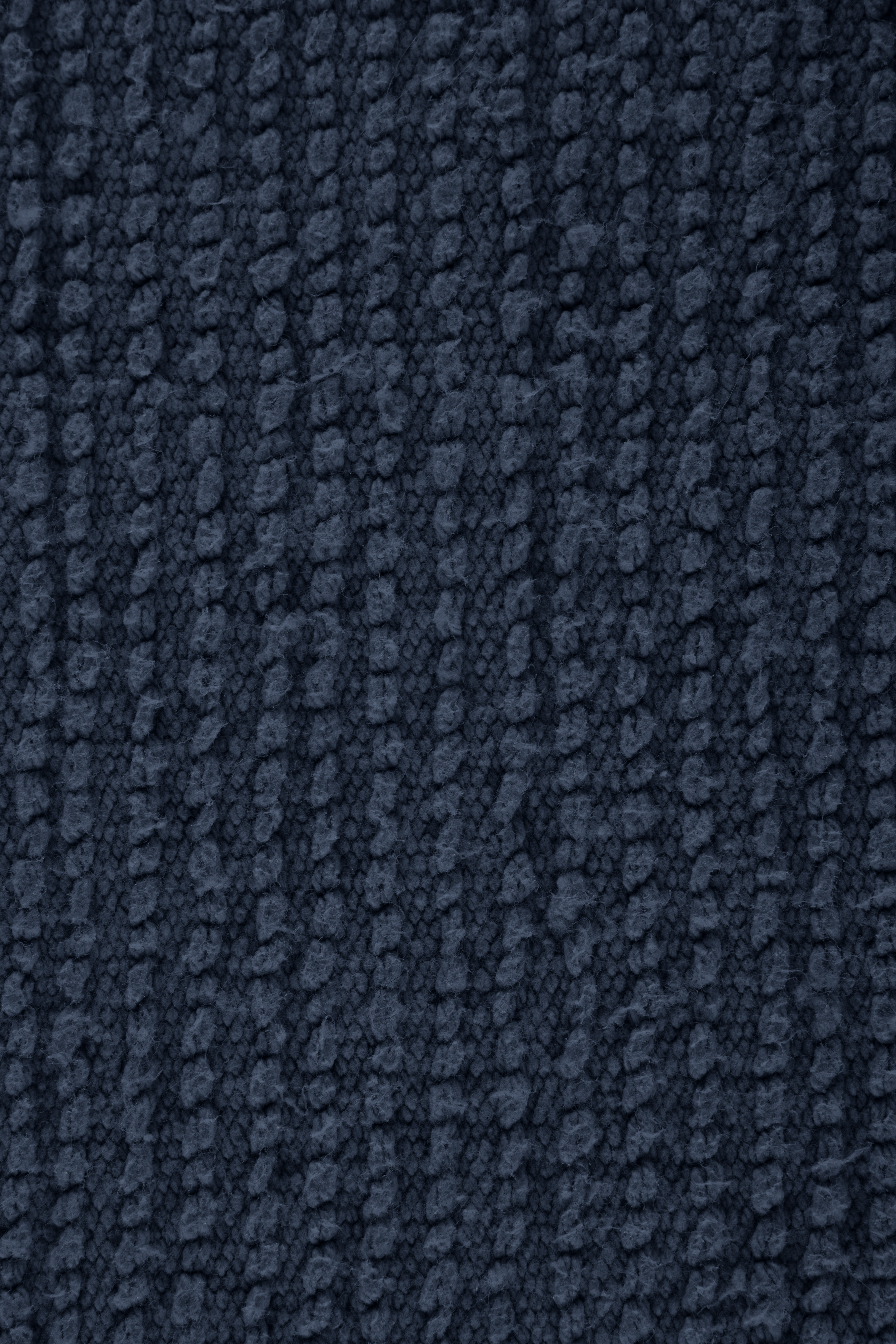 Tapis de bain RIVA - Coton - Antidérapant - 60x60 cm, bleu foncé