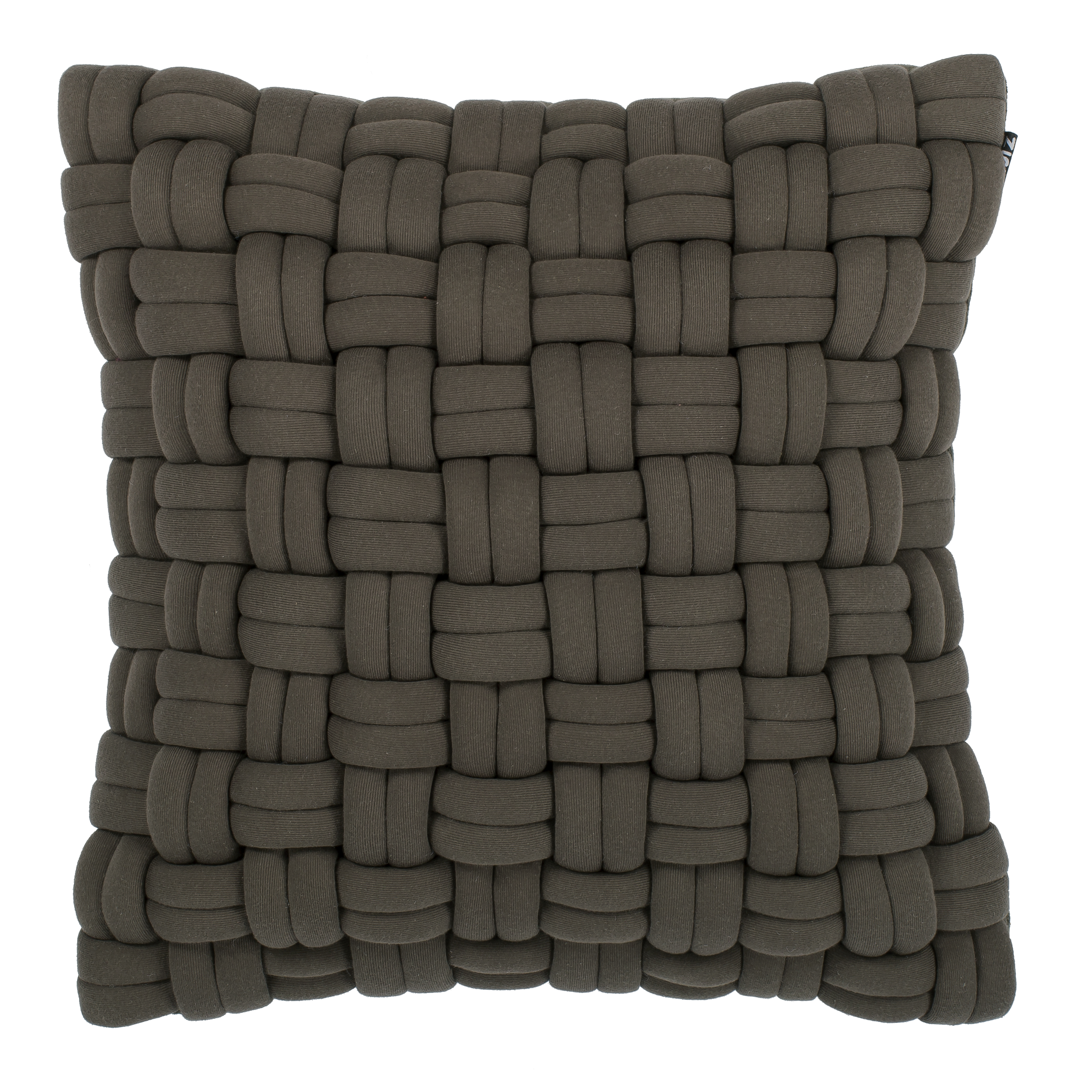 Cushion cover Clusp 45x45cm, charcoal grey+ zipper bottom