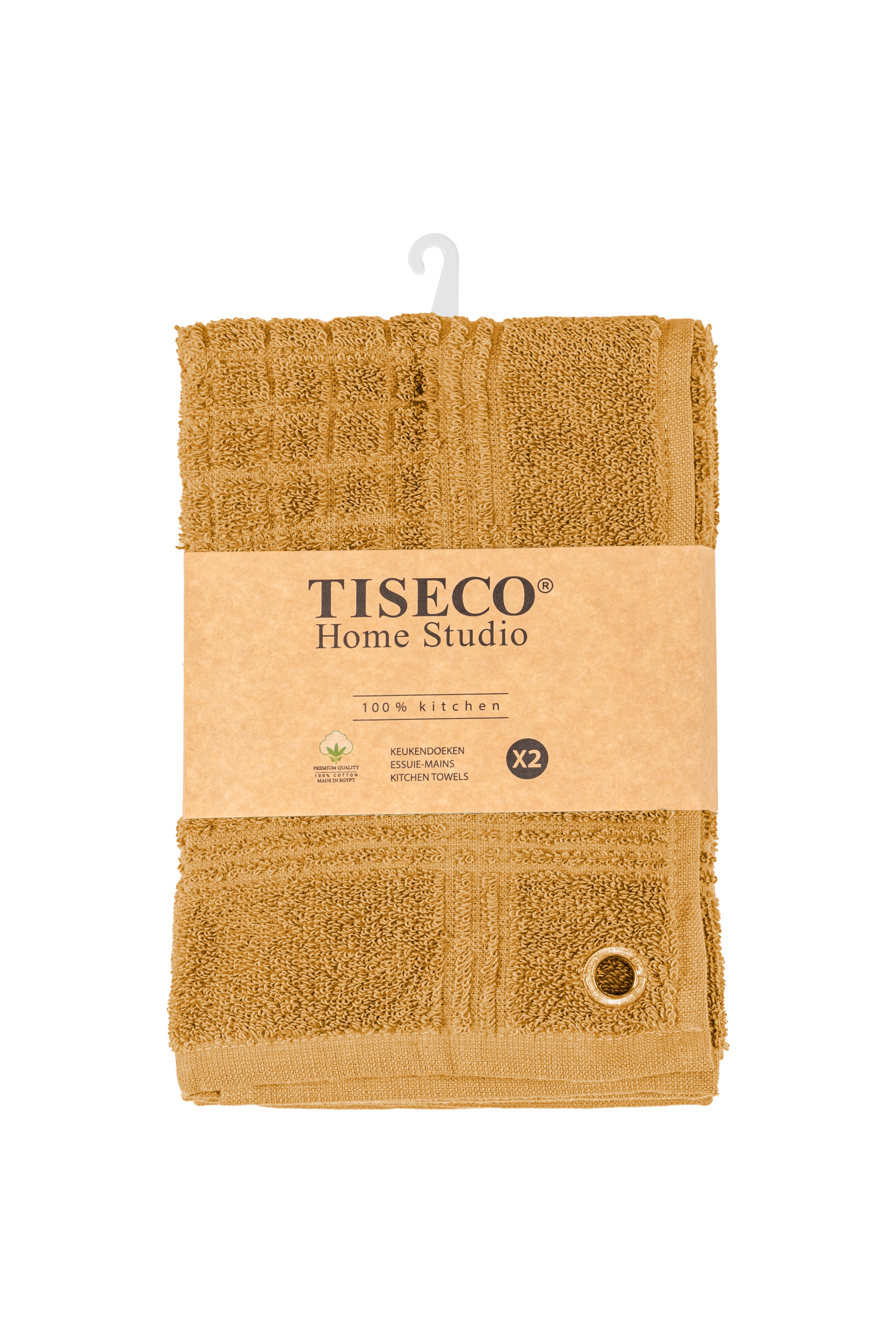 Serviette éponge PHARAO - SET/2 - 50x50 cm, camel