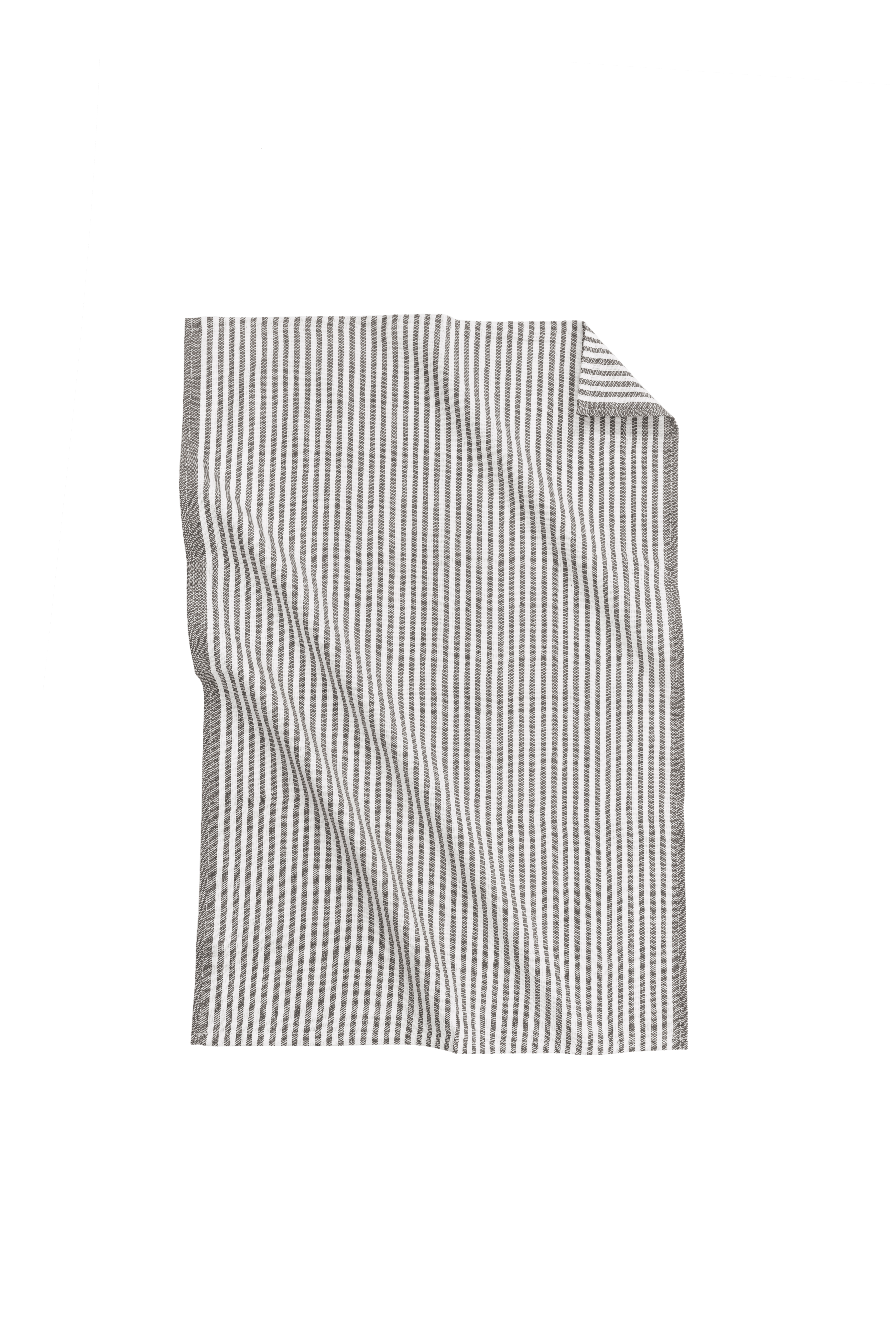 Torchon XL-LINES set/3 (stripe/waffle/check), gris