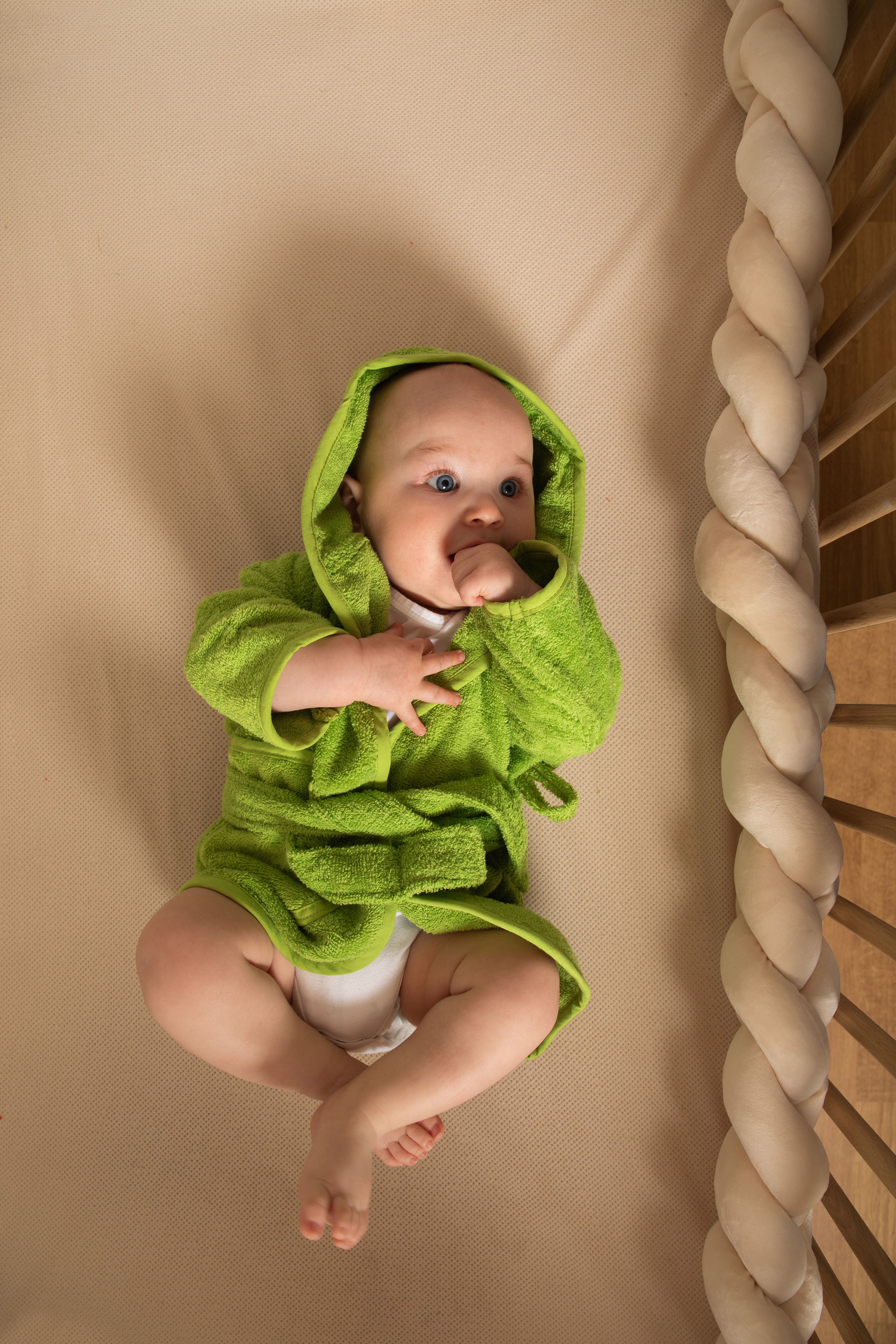 Baby bathrobe uni - 2-4 year, fuchsia