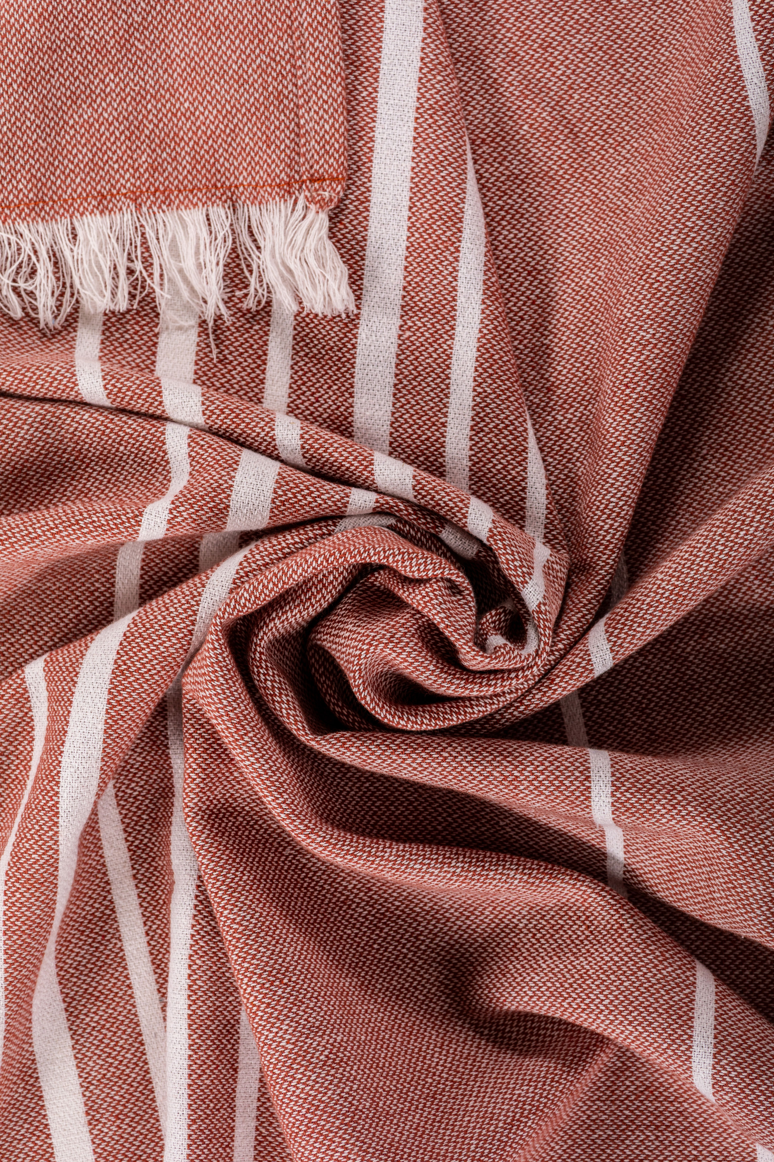 Throw SOLENE - 150x200 cm, terracotta