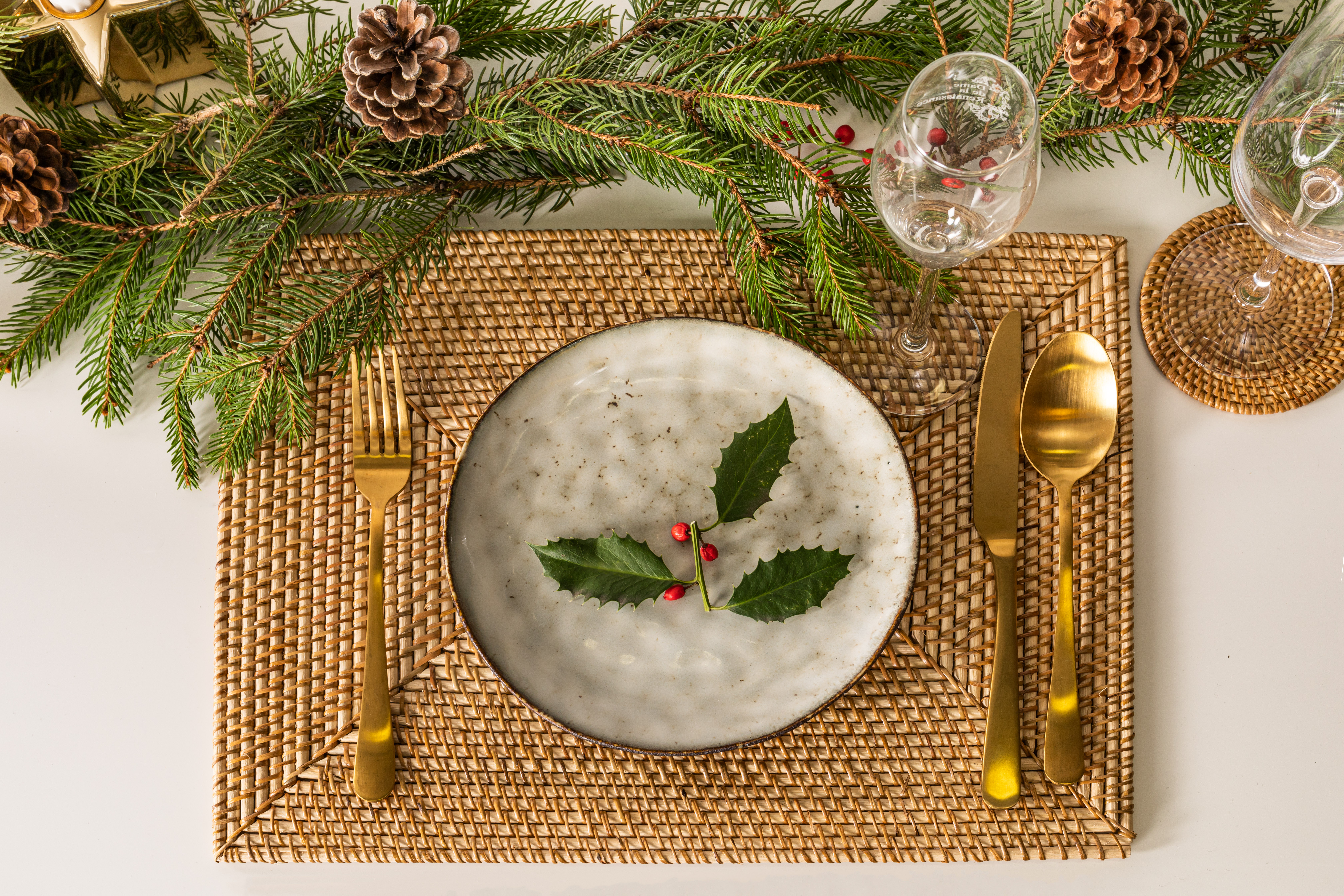 Placemat RATTAN - 30x40 cm, natural