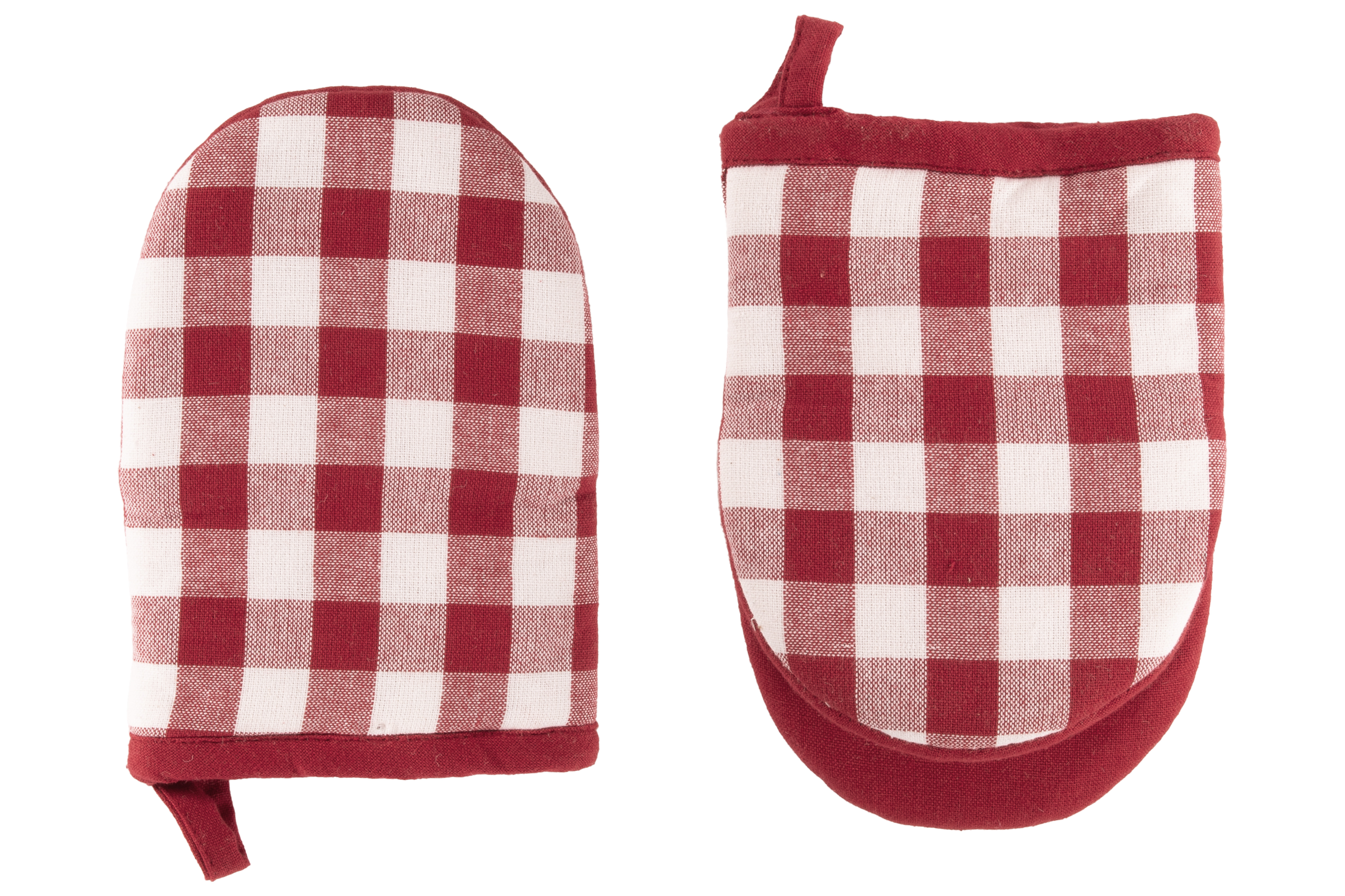 Gripper GINGHAM - SET/2 - 13x19 cm, rouge