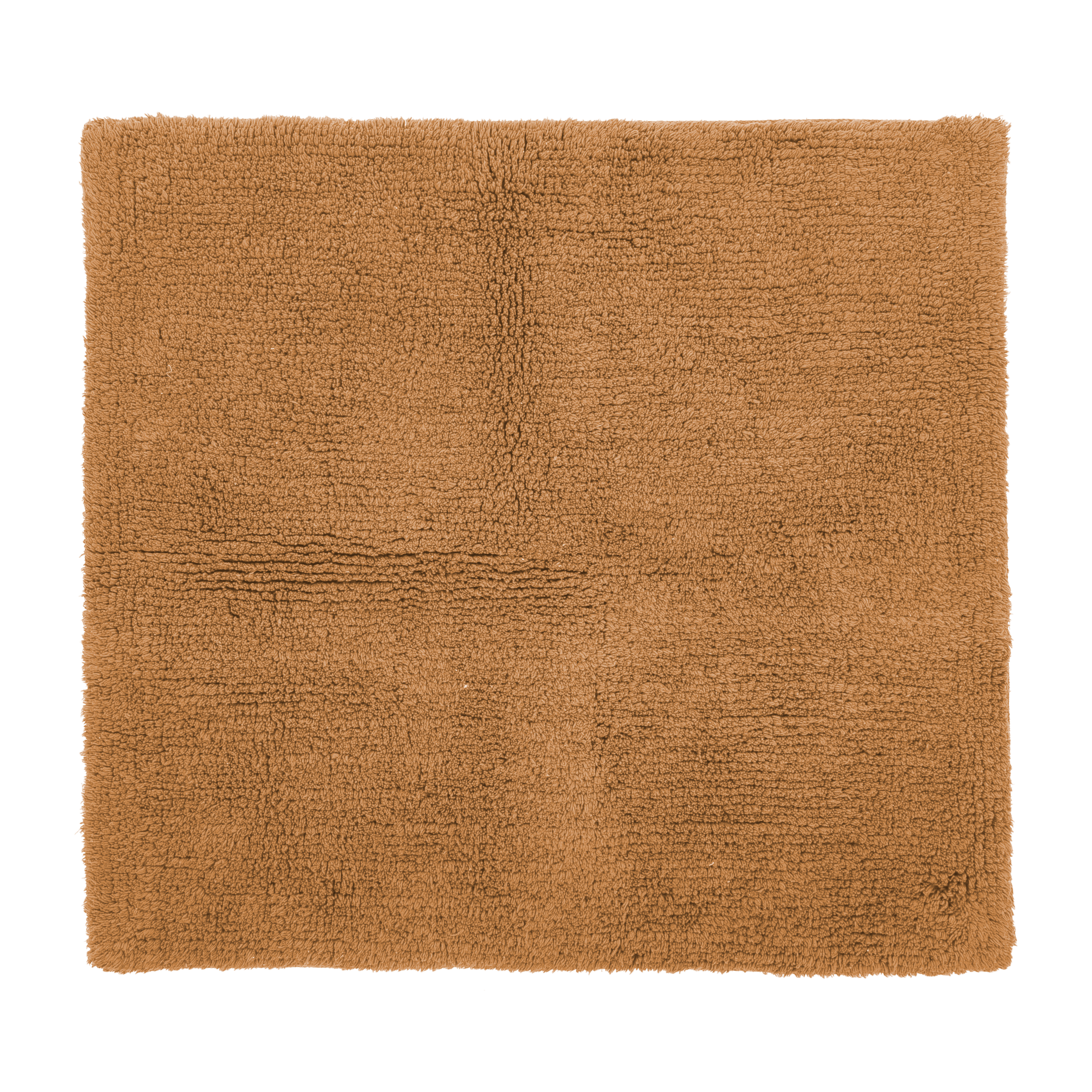 RIVA tapis de bain - coton antidérapant, 60x60cm, indian tan