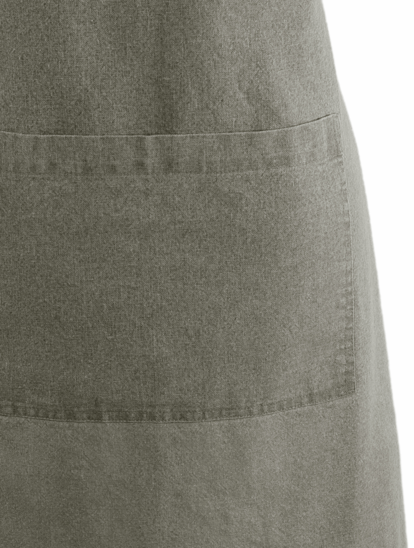 Apron MYRNA - 74x85 cm, olive green