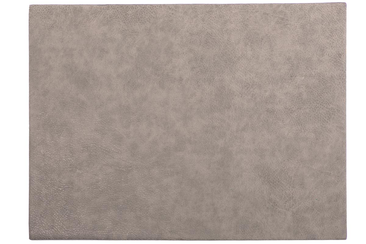 Placemat TROJA - vegan leather - 33x45 cm, charcoal