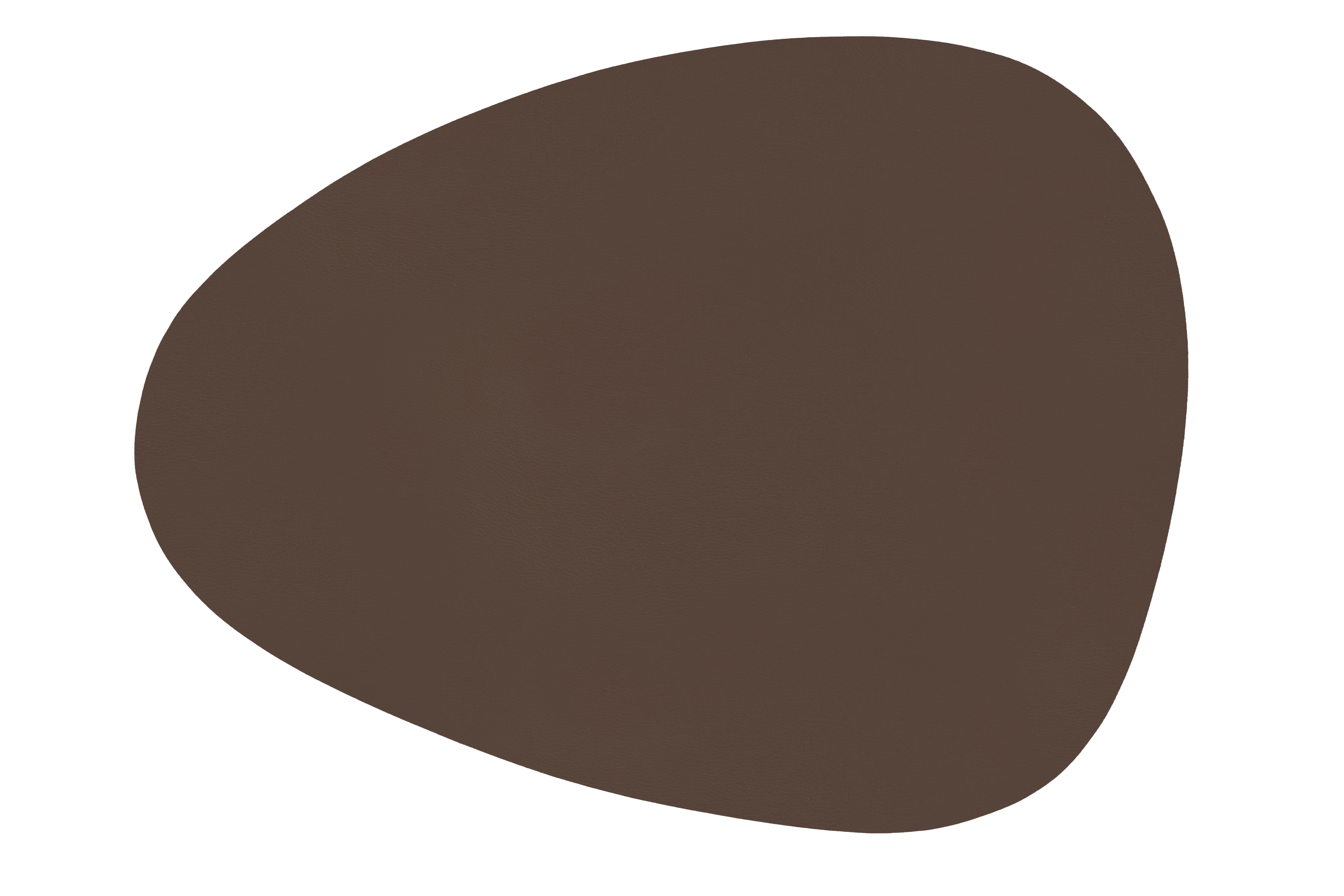 Placemat STONE - TOGO - 43x32cm, brown