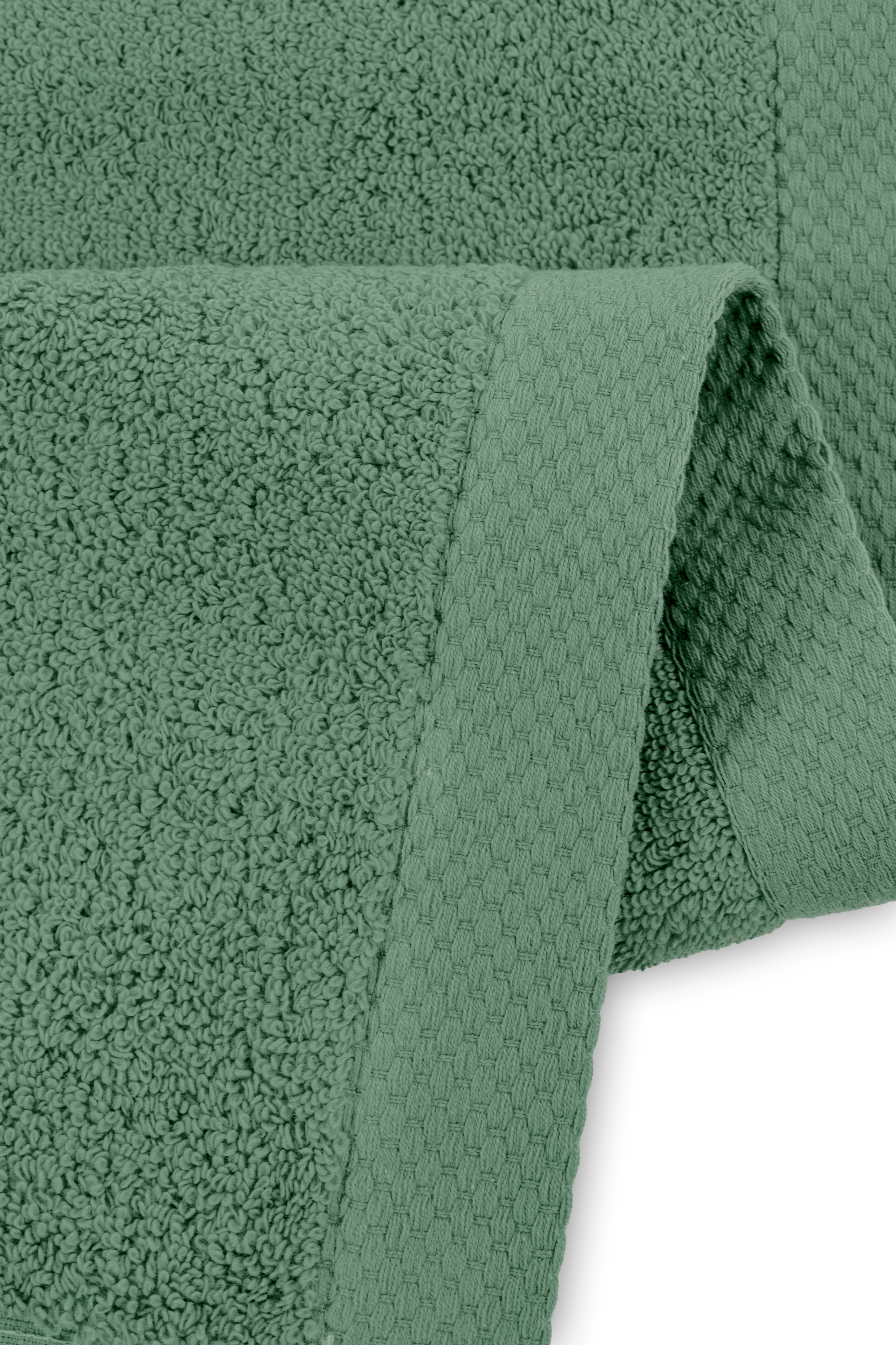 Shower towel DELUX 100x150cm, stone green