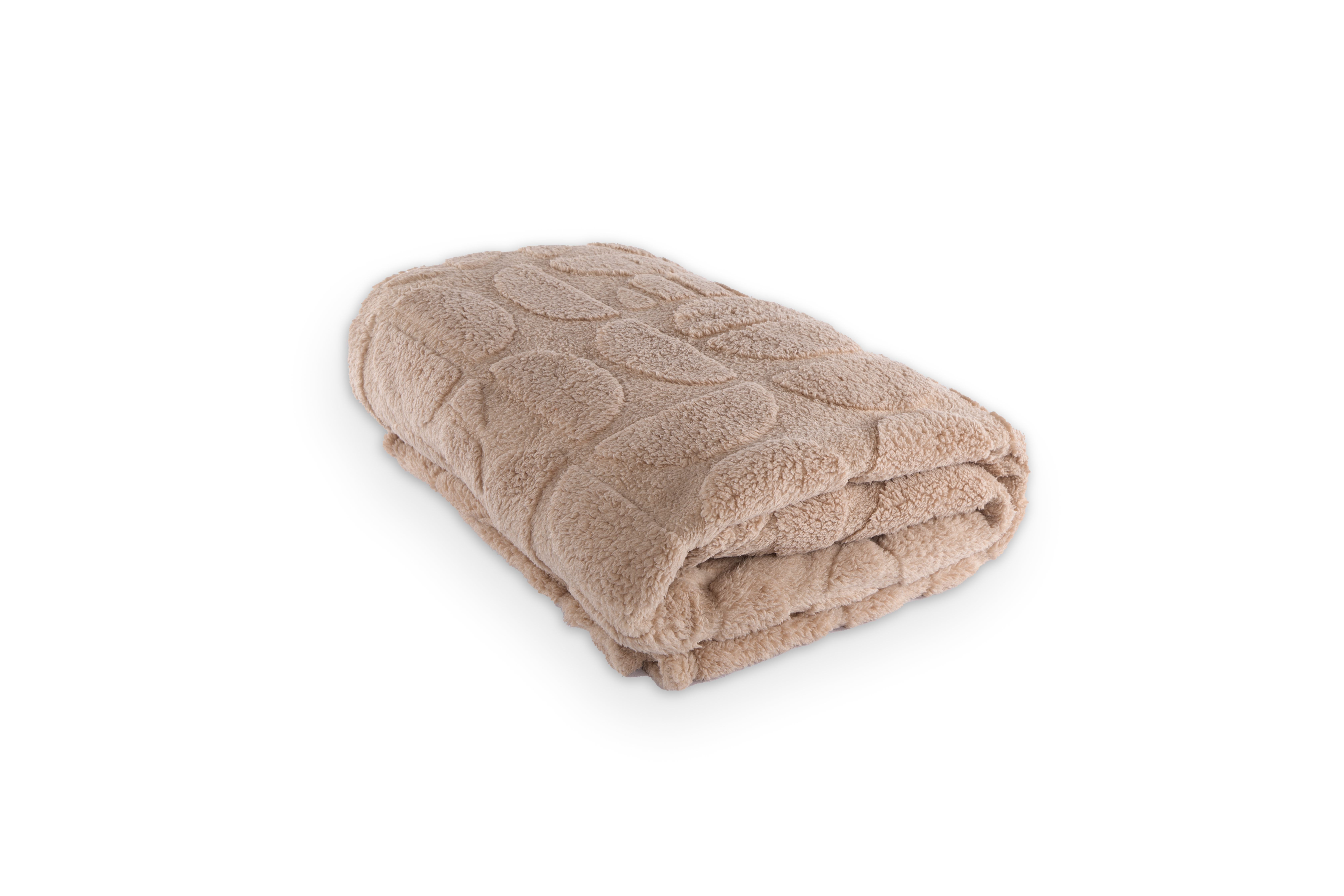 Plaid RENA HALF MOON - 150x200 cm, taupe