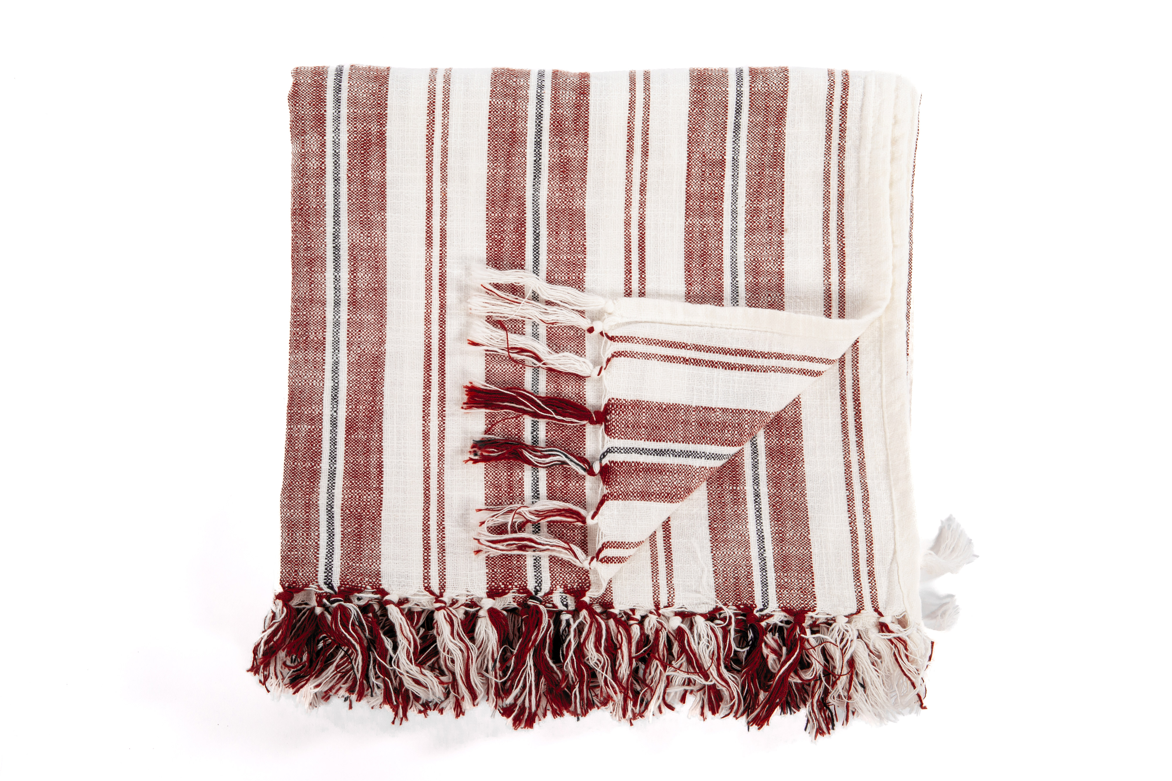 Plaid INDIRA - 150x200 cm, terracotta