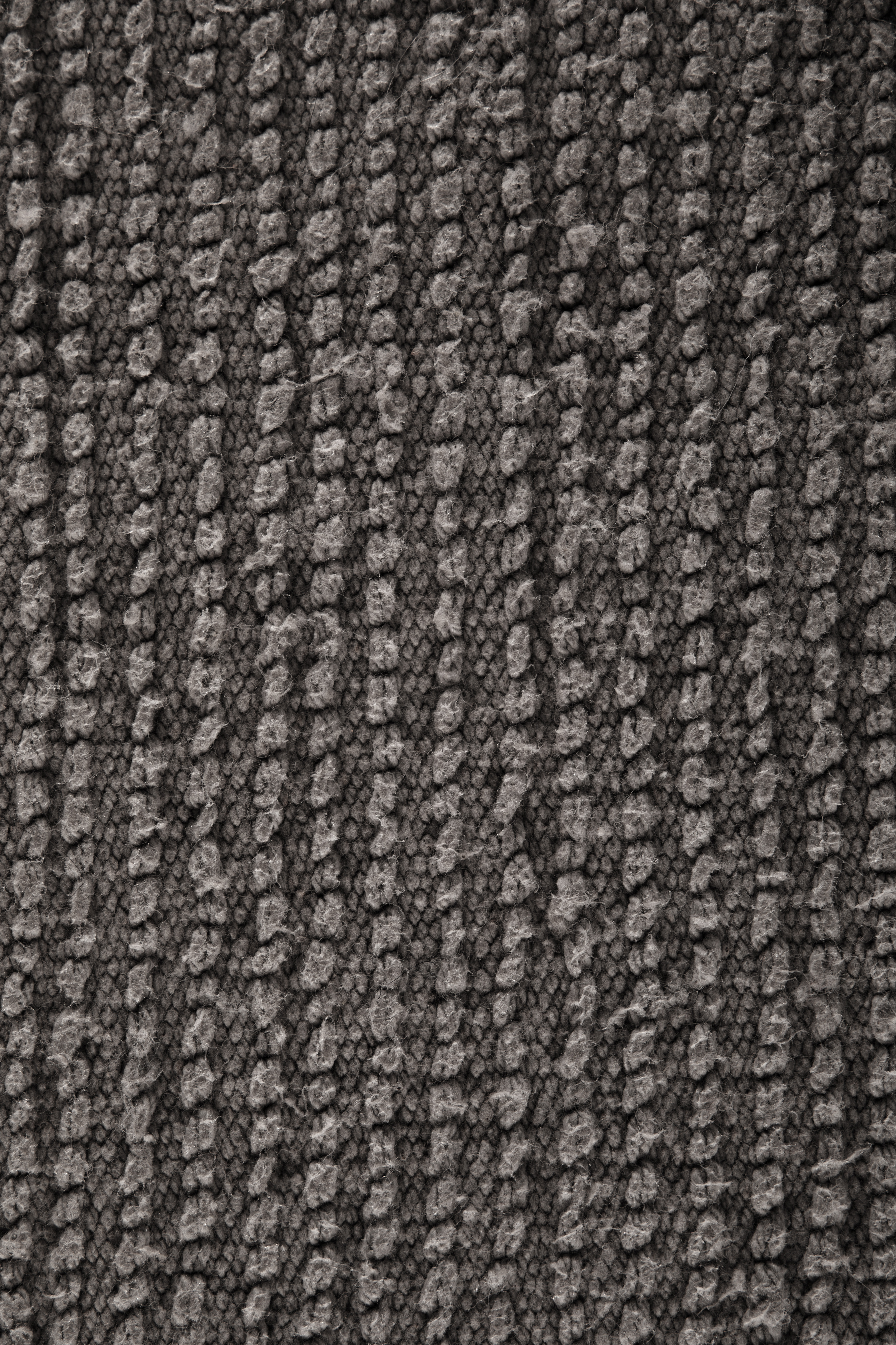 Tapis de bain RIVA - coton antidérapant, 60x100cm, gris