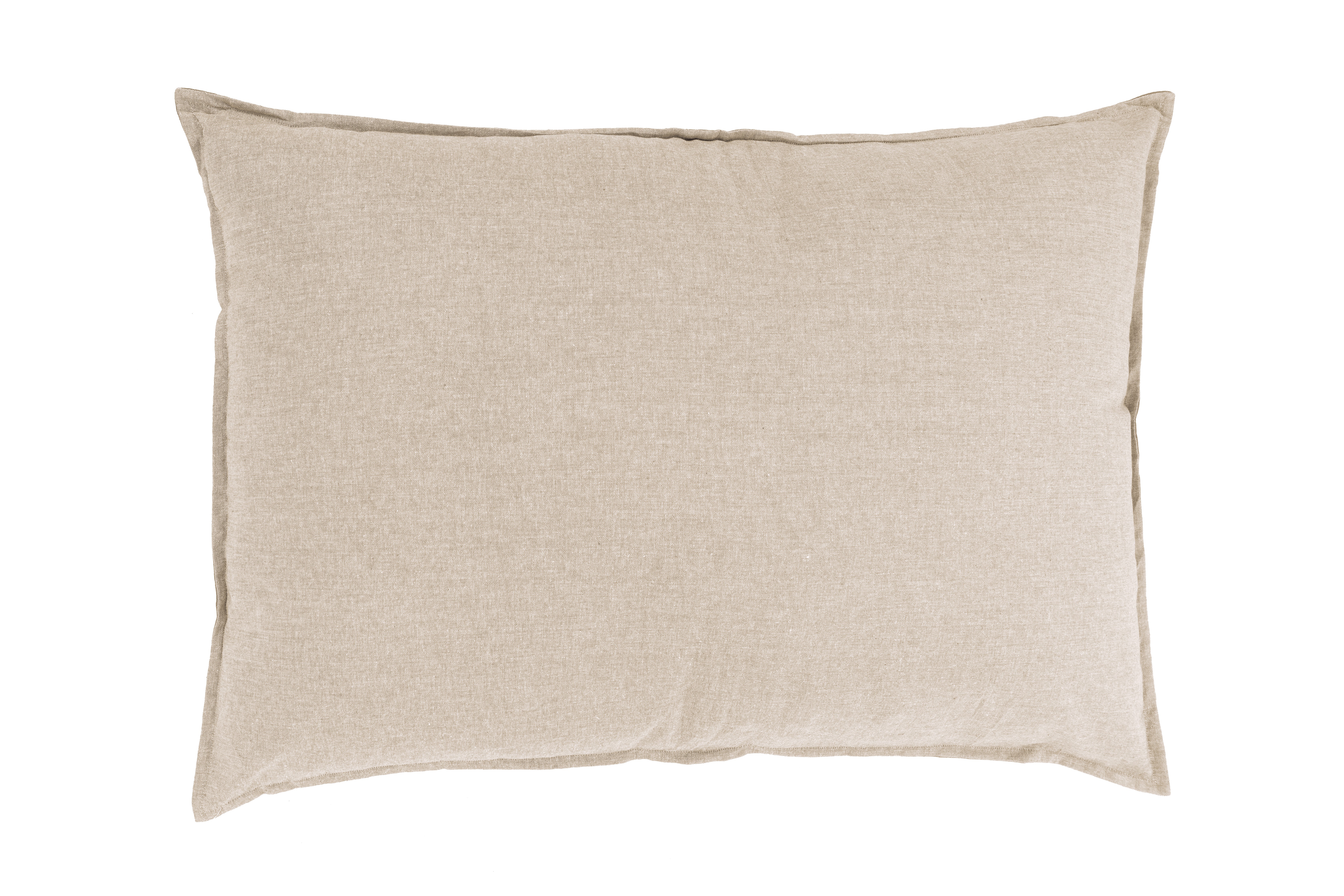 Kussen (gevuld) CHAMBRAY - 70x100cm, taupe