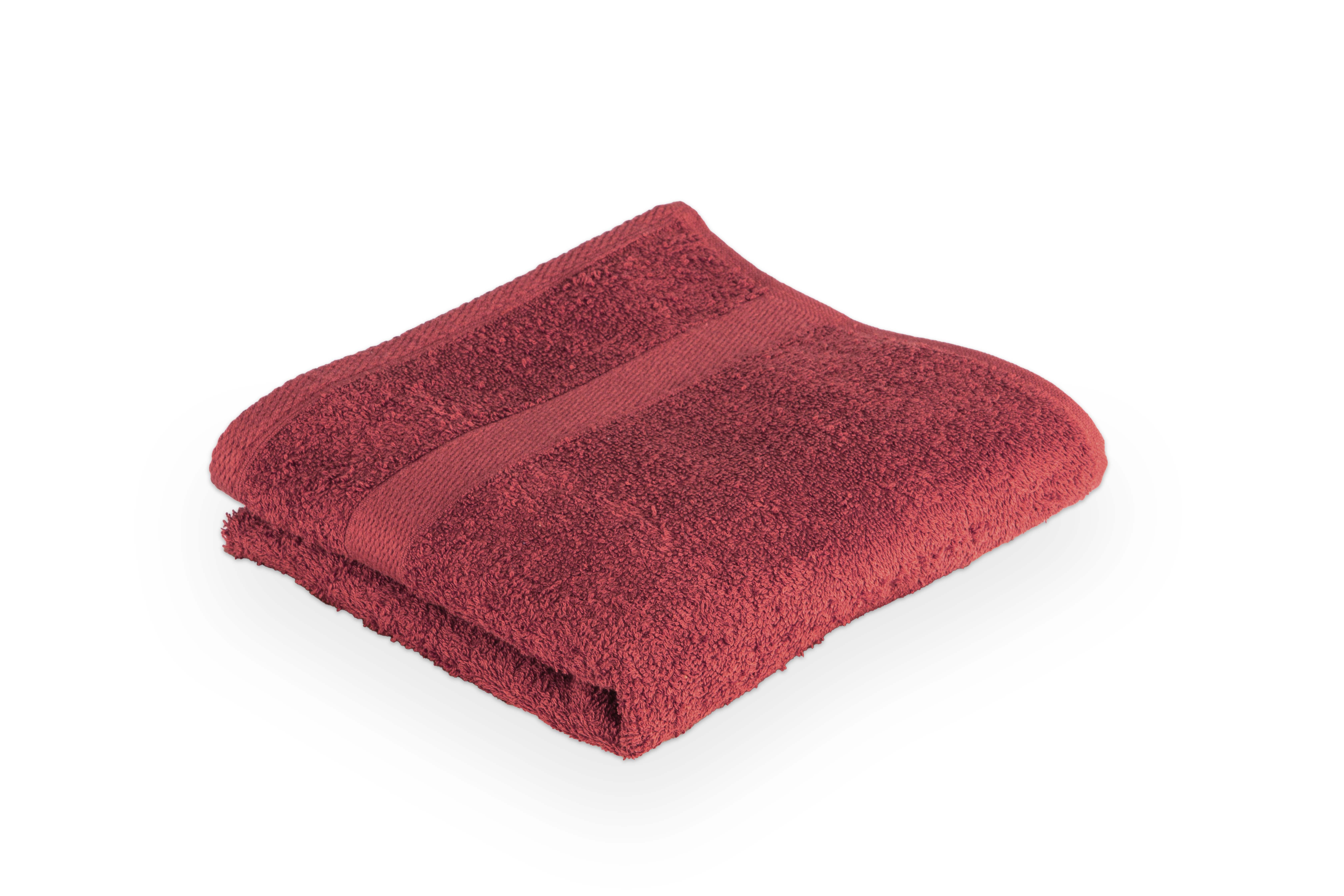 Bath towel 50x100cm, persian red