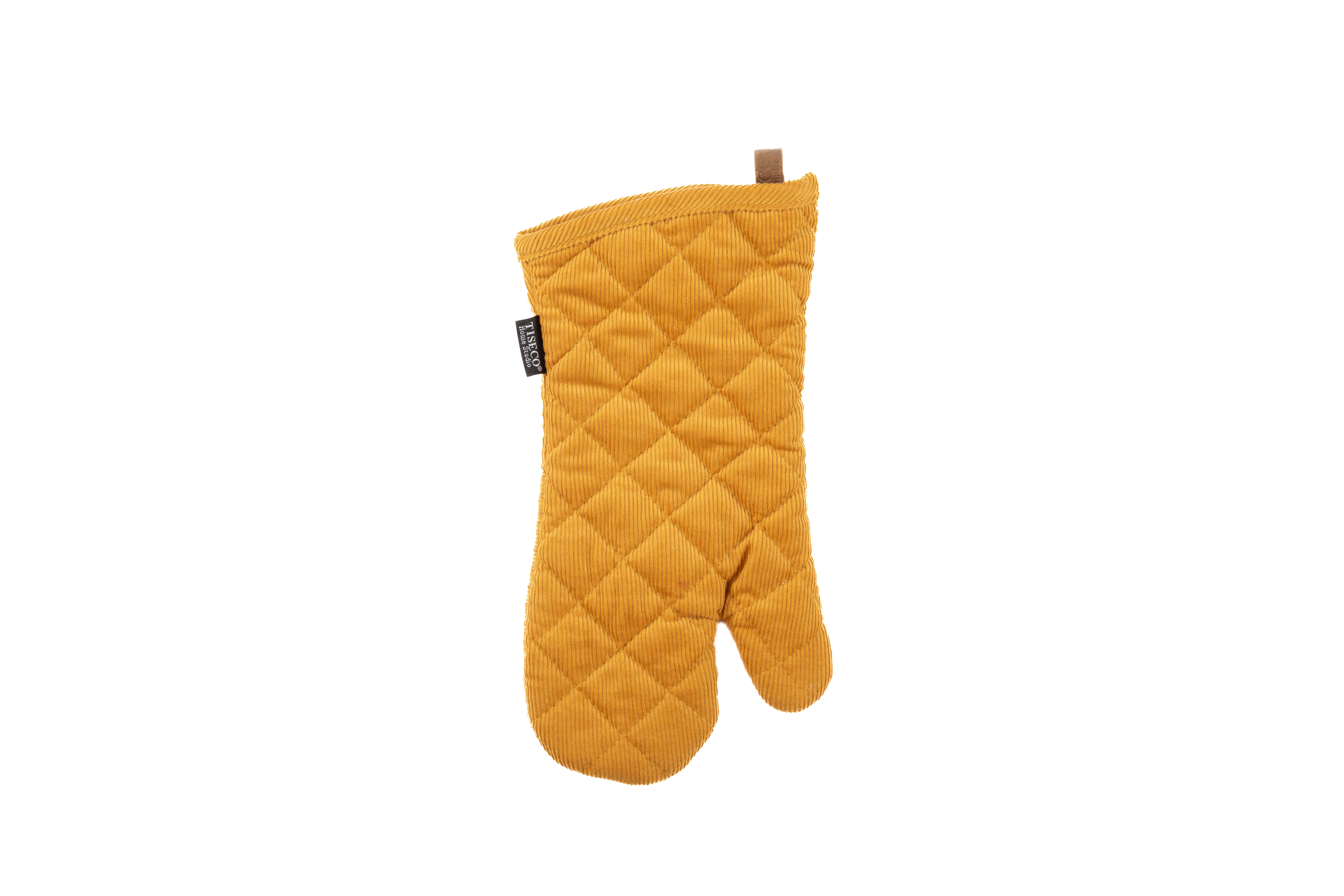 Oven mitts VELMAR - SET/2 - 17x33 cm, mustard