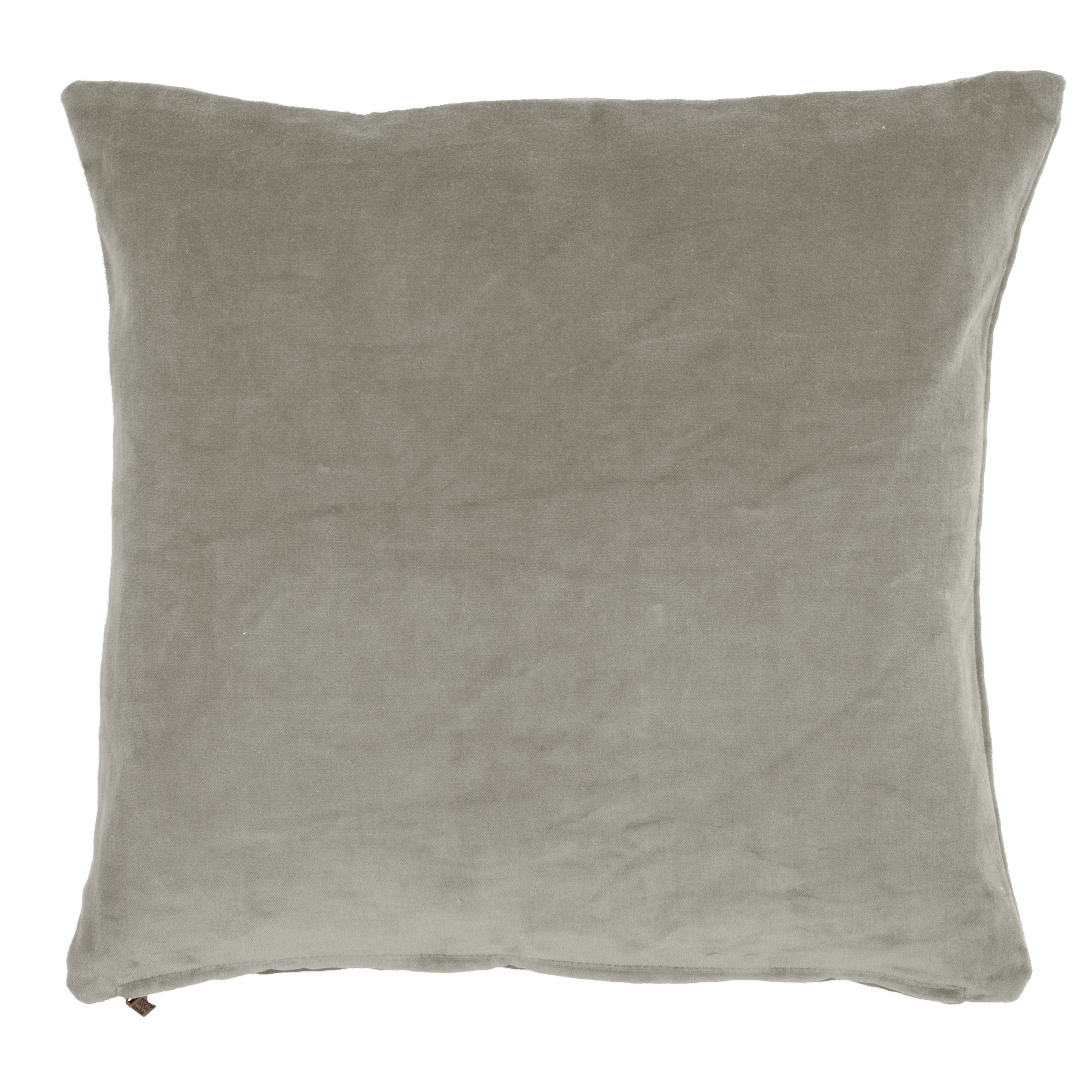 Kussen (gevuld) COTTON VELVET 45x45cm, taupe