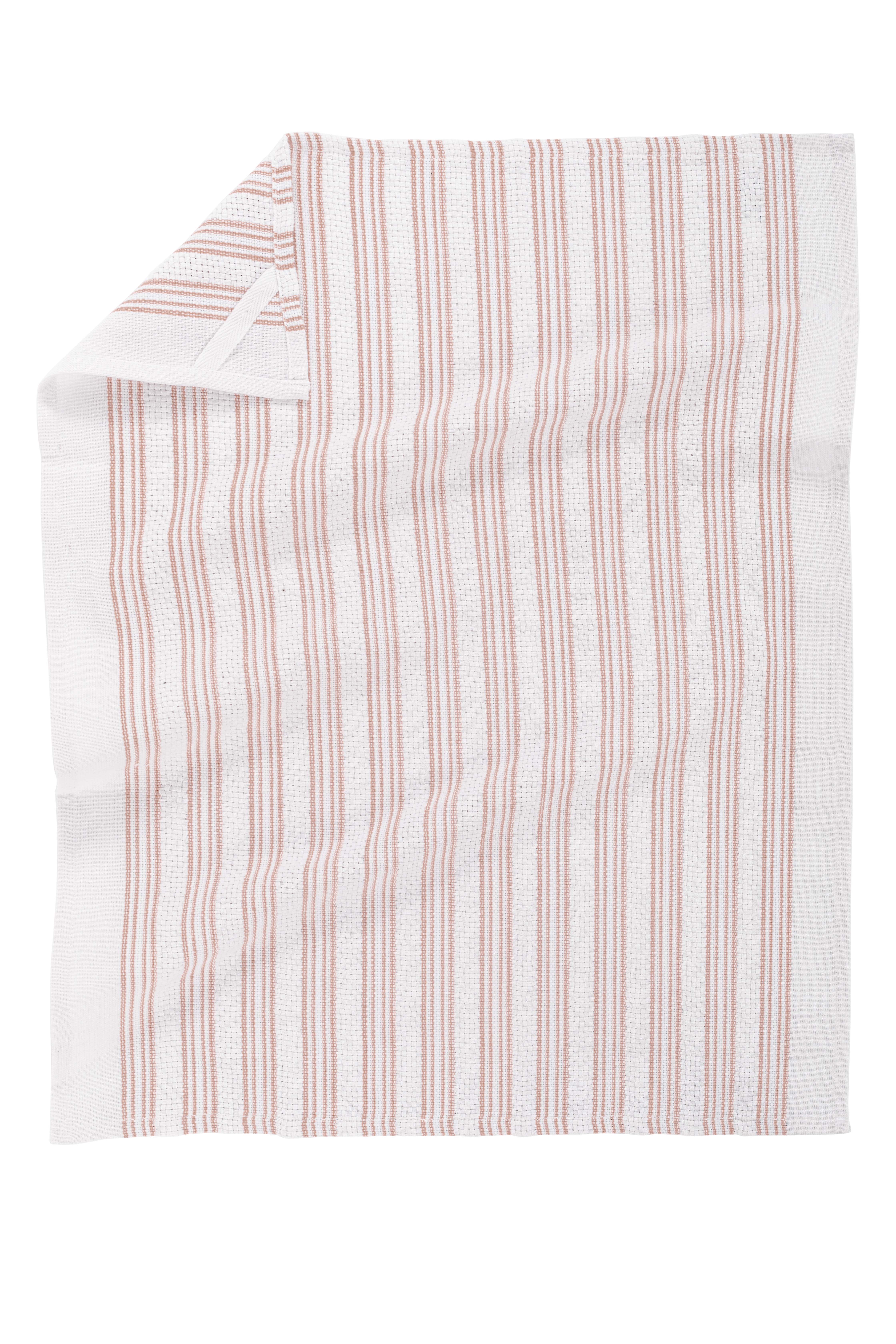 Kitchen towel BASKET WEAVE 50x70cm - set/3 - pink