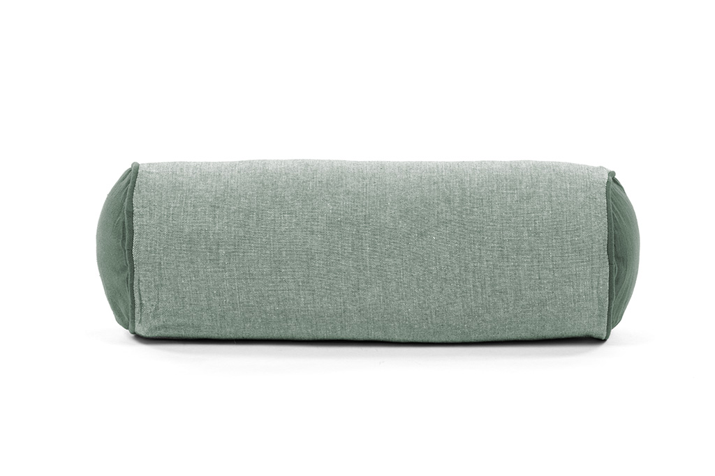 Bolster CHAMBRAY - dia 15x45cm, groen