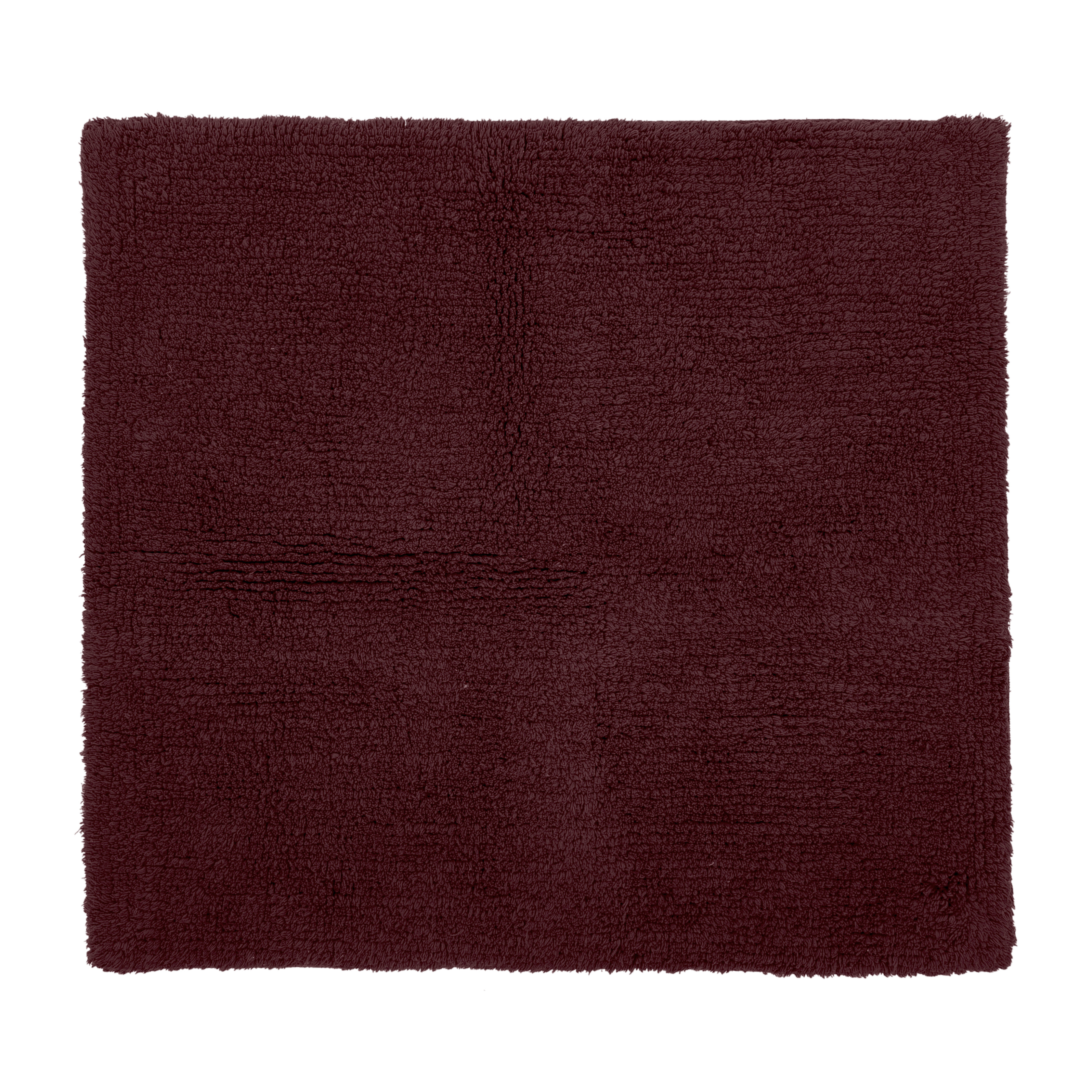 RIVA bath carpet - cotton anti-slip, 60x60cm, pomegranate