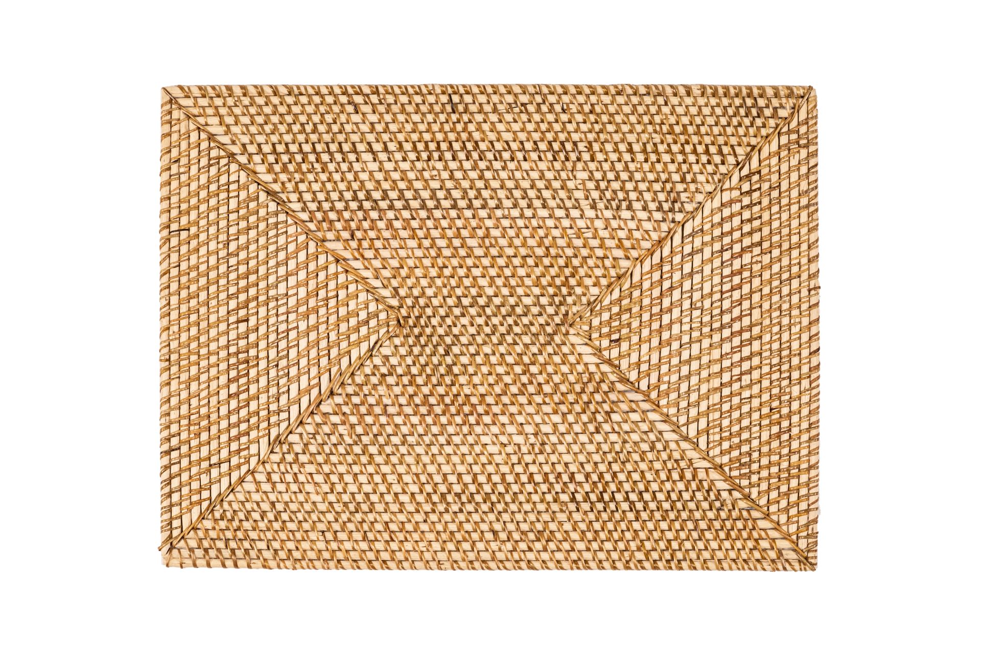 Placemat rattan 30x40 cm, wit WHITE 9593WHITE